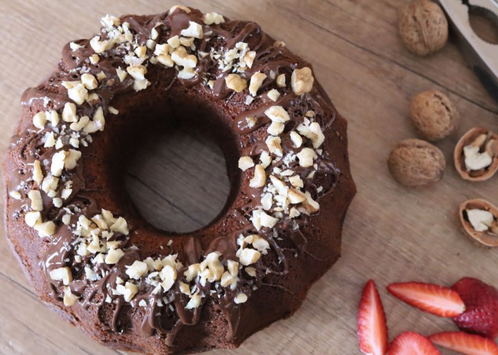 Бананов кекс с&nbsp;орехи